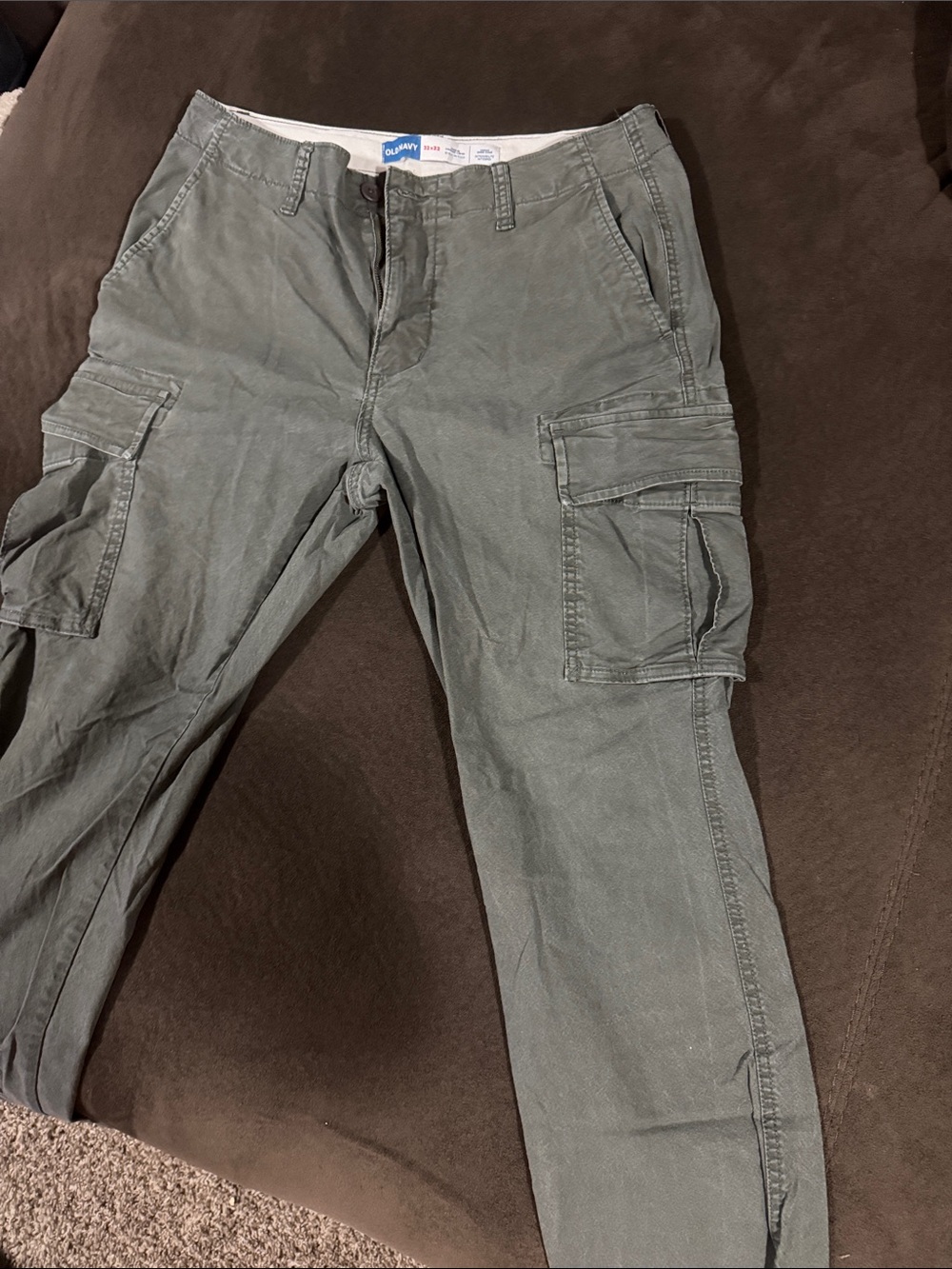 Old Navy Olive Green Cargo Pants with Utility Pockets
